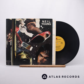 Neil Young American Stars 'N Bars LP Vinyl Record - Front Cover & Record