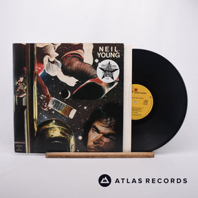 Neil Young American Stars 'N Bars LP Vinyl Record - Front Cover & Record