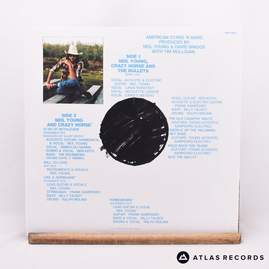 Neil Young - American Stars 'N Bars - Reissue Strawberry LP Vinyl Record - NM/NM
