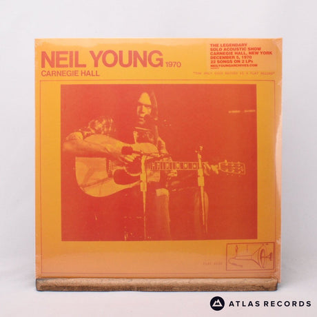 Neil Young Carnegie Hall 1970 2 x LP Vinyl Record - Front Cover & Record