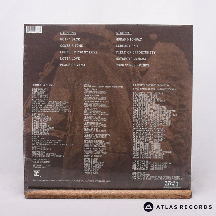 Neil Young - Comes A Time - Reissue Remastered Sealed Us LP Vinyl Record - NEW