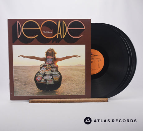 Neil Young Decade 3 x LP Vinyl Record - Front Cover & Record