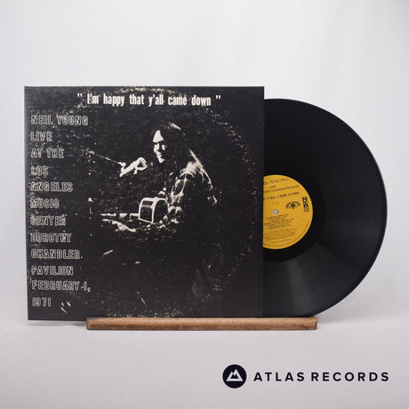 Neil Young Dorothy Chandler Pavilion 1971 LP Vinyl Record - Front Cover & Record
