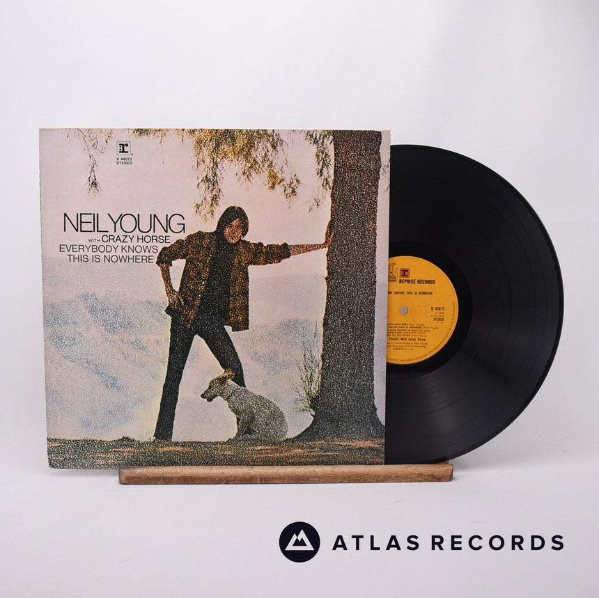 Neil Young Everybody Knows This Is Nowhere LP Vinyl Record - Front Cover & Record