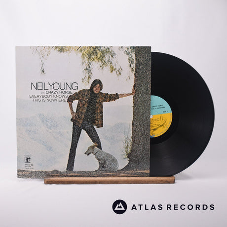 Neil Young Everybody Knows This Is Nowhere LP Vinyl Record - Front Cover & Record