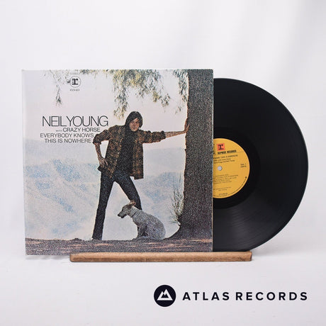 Neil Young Everybody Knows This Is Nowhere LP Vinyl Record - Front Cover & Record