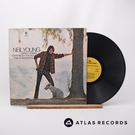 Neil Young Everybody Knows This Is Nowhere LP Vinyl Record - Front Cover & Record