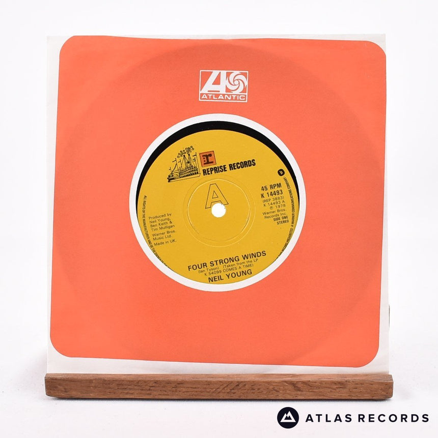 Neil Young Four Strong Winds 7" Vinyl Record - In Sleeve