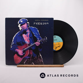 Neil Young Freedom LP Vinyl Record - Front Cover & Record