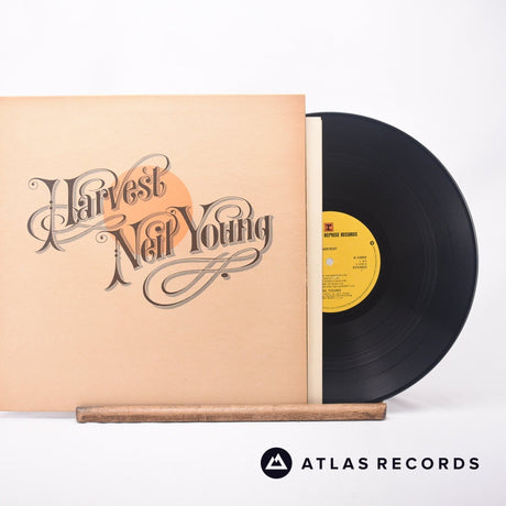Neil Young Harvest LP Vinyl Record - Front Cover & Record