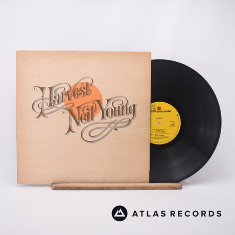 Neil Young Harvest LP Vinyl Record - Front Cover & Record
