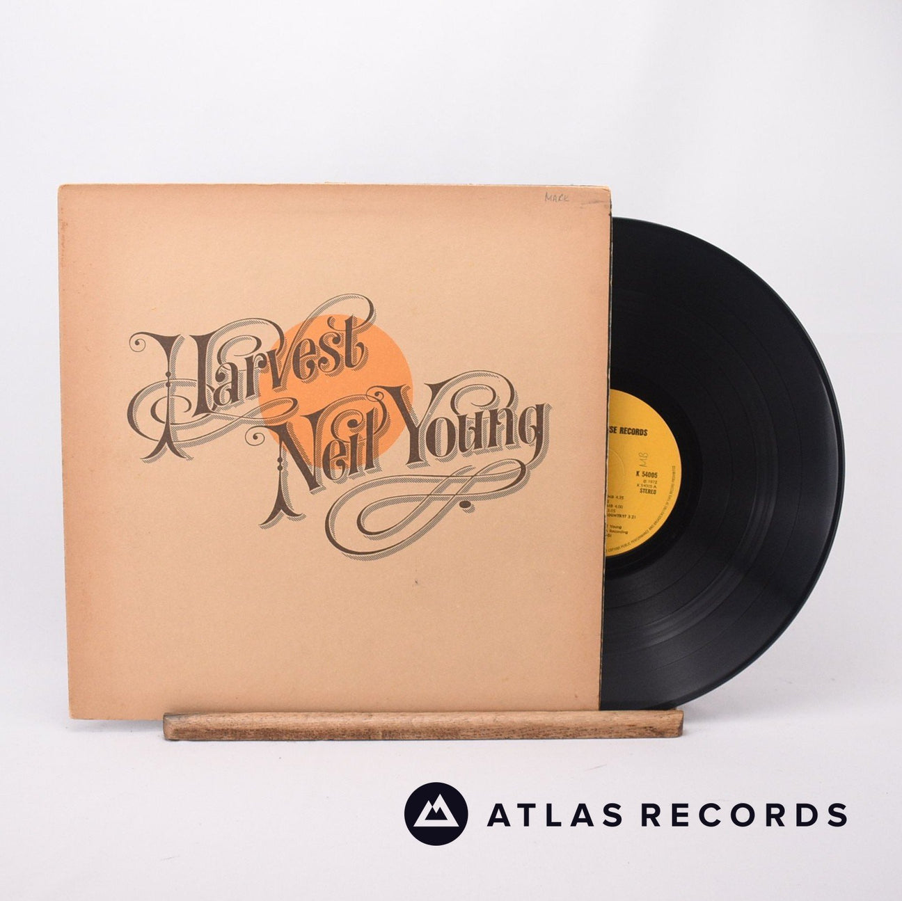 Neil Young Harvest LP Vinyl Record - Front Cover & Record