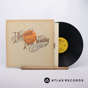 Neil Young Harvest LP Vinyl Record - Front Cover & Record