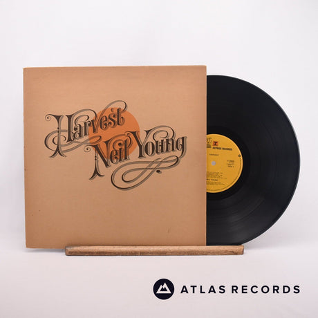 Neil Young Harvest LP Vinyl Record - Front Cover & Record