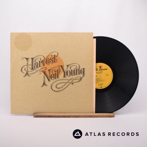 Neil Young Harvest LP Vinyl Record - Front Cover & Record