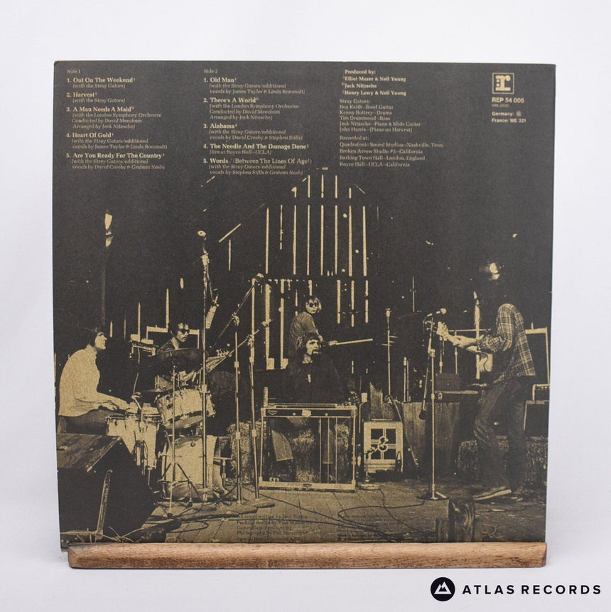 Neil Young - Harvest - Reissue Textured Sleeve LP Vinyl Record - NM/EX