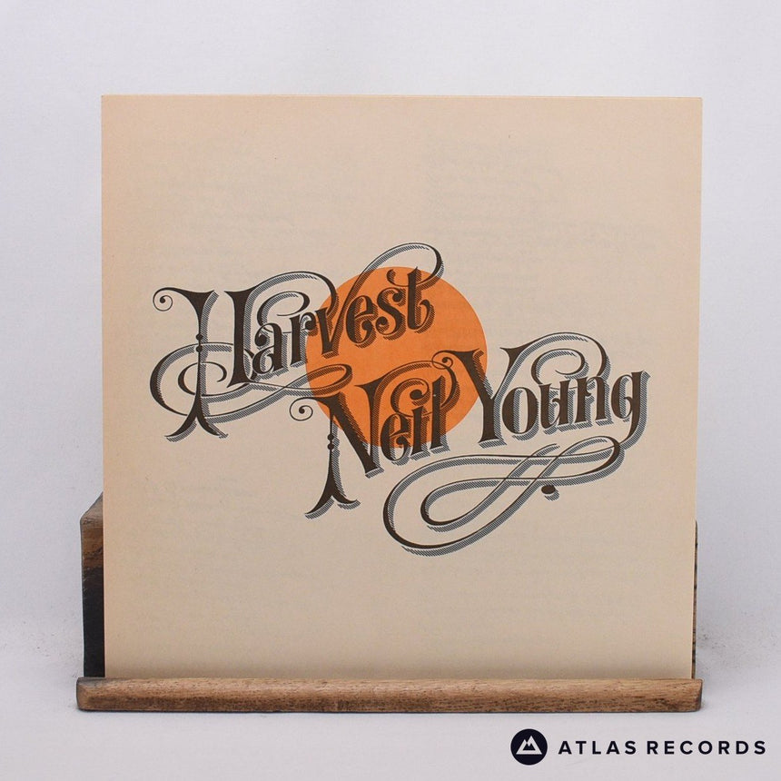 Neil Young - Harvest - Lyric Sheet A3 B1 LP Vinyl Record - EX/EX