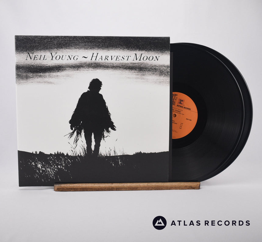 Neil Young Harvest Moon 2 x LP Vinyl Record - Front Cover & Record