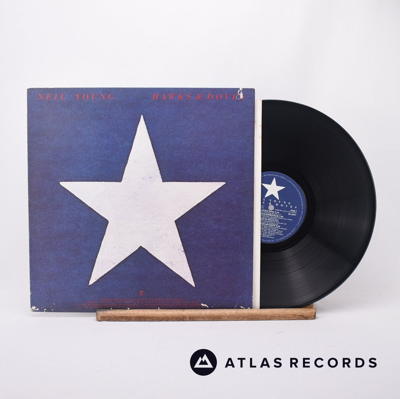 Neil Young Hawks & Doves LP Vinyl Record - Front Cover & Record