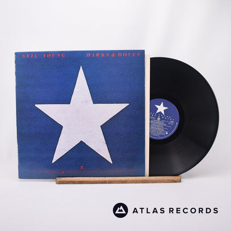 Neil Young Hawks & Doves LP Vinyl Record - Front Cover & Record