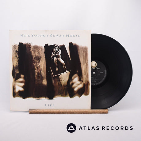 Neil Young Life LP Vinyl Record - Front Cover & Record