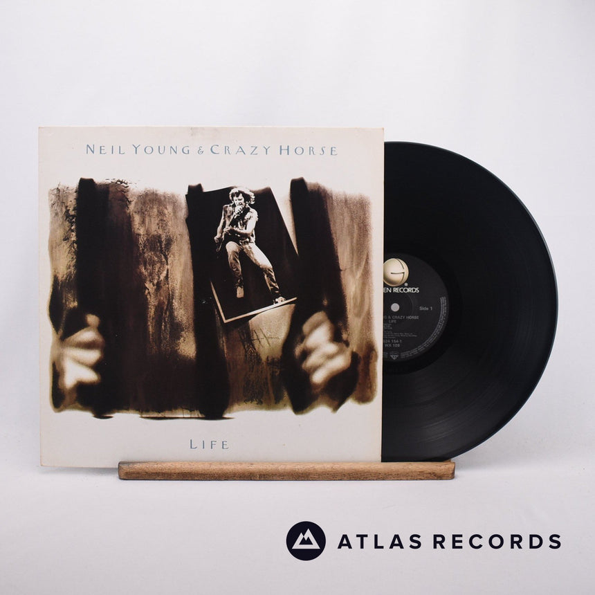 Neil Young Life LP Vinyl Record - Front Cover & Record