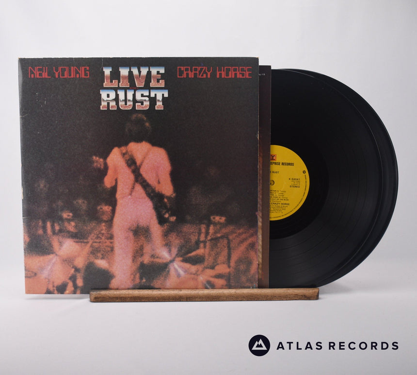 Neil Young Live Rust Double LP Vinyl Record - Front Cover & Record