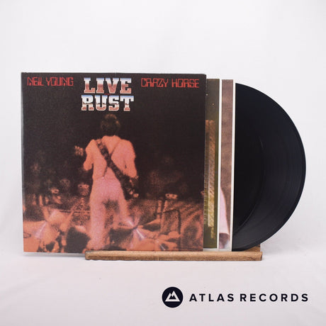 Neil Young Live Rust 2 x LP Vinyl Record - Front Cover & Record