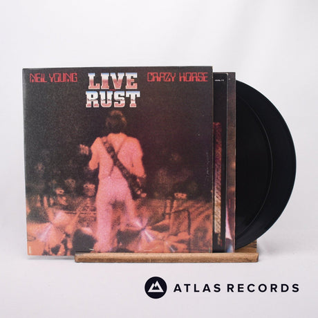 Neil Young Live Rust 2 x LP Vinyl Record - Front Cover & Record