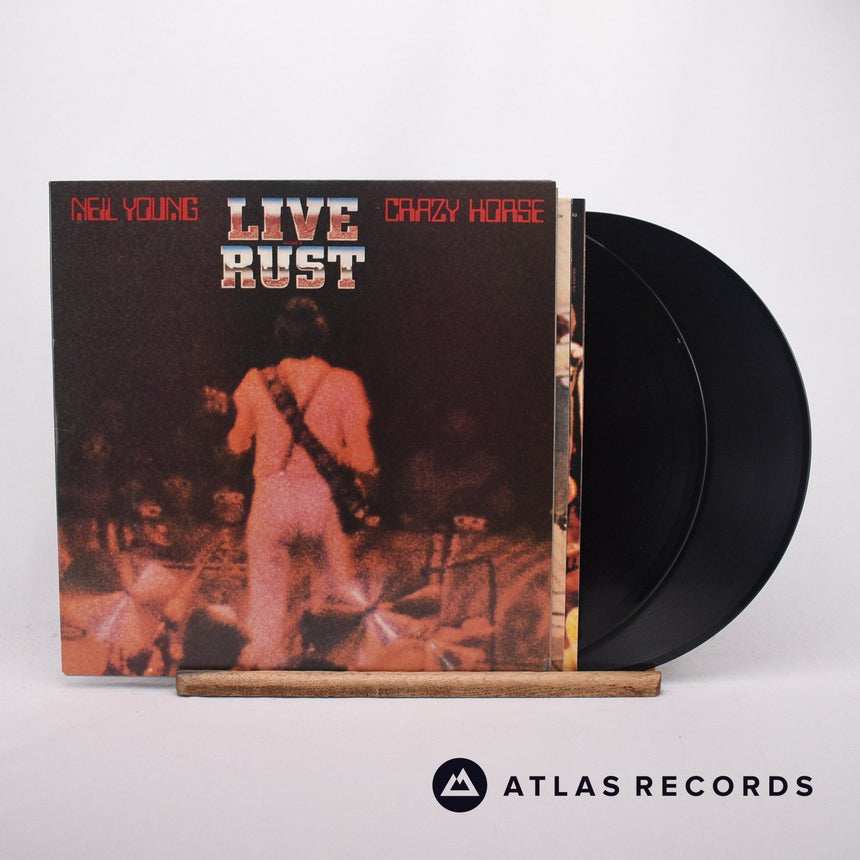 Neil Young Live Rust 2 x LP Vinyl Record - Front Cover & Record