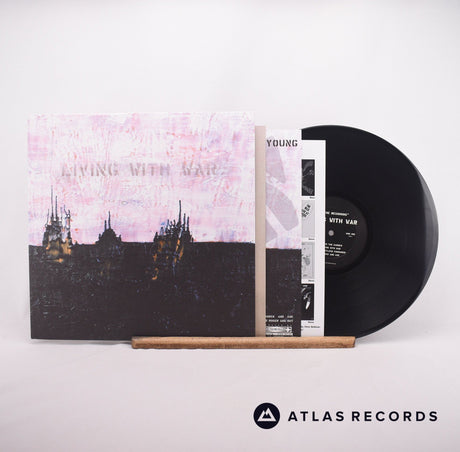 Neil Young Living With War "In The Beginning" LP Vinyl Record - Front Cover & Record