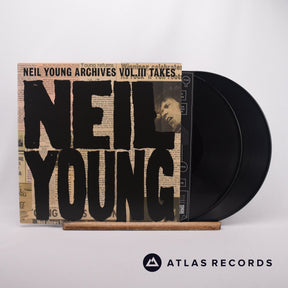 Neil Young Neil Young Archives Vol. III Takes 2 x LP Vinyl Record - Front Cover & Record
