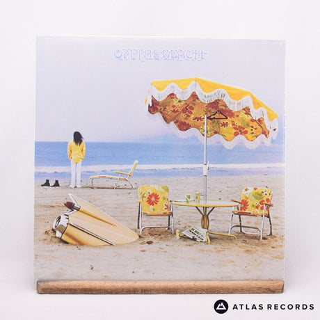 Neil Young On The Beach LP Vinyl Record - Front Cover & Record