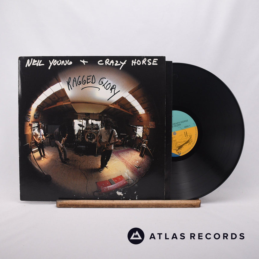 Neil Young Ragged Glory LP Vinyl Record - Front Cover & Record