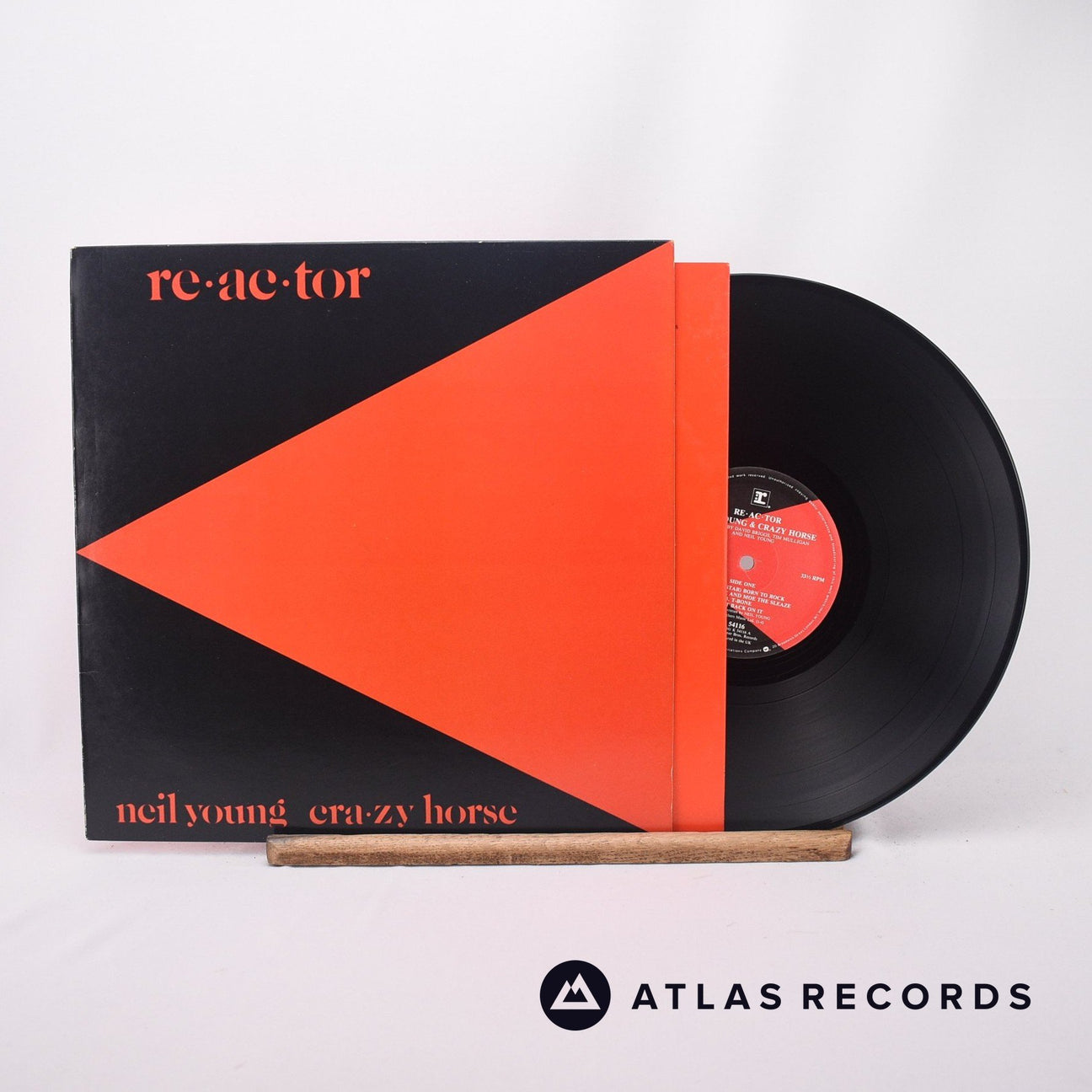 Neil Young Reactor LP Vinyl Record - Front Cover & Record