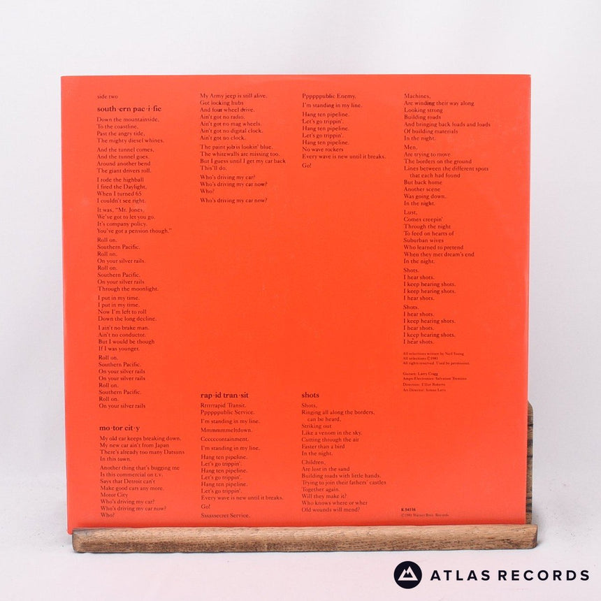 Neil Young - Reactor - Strawberry LP Vinyl Record - EX/NM