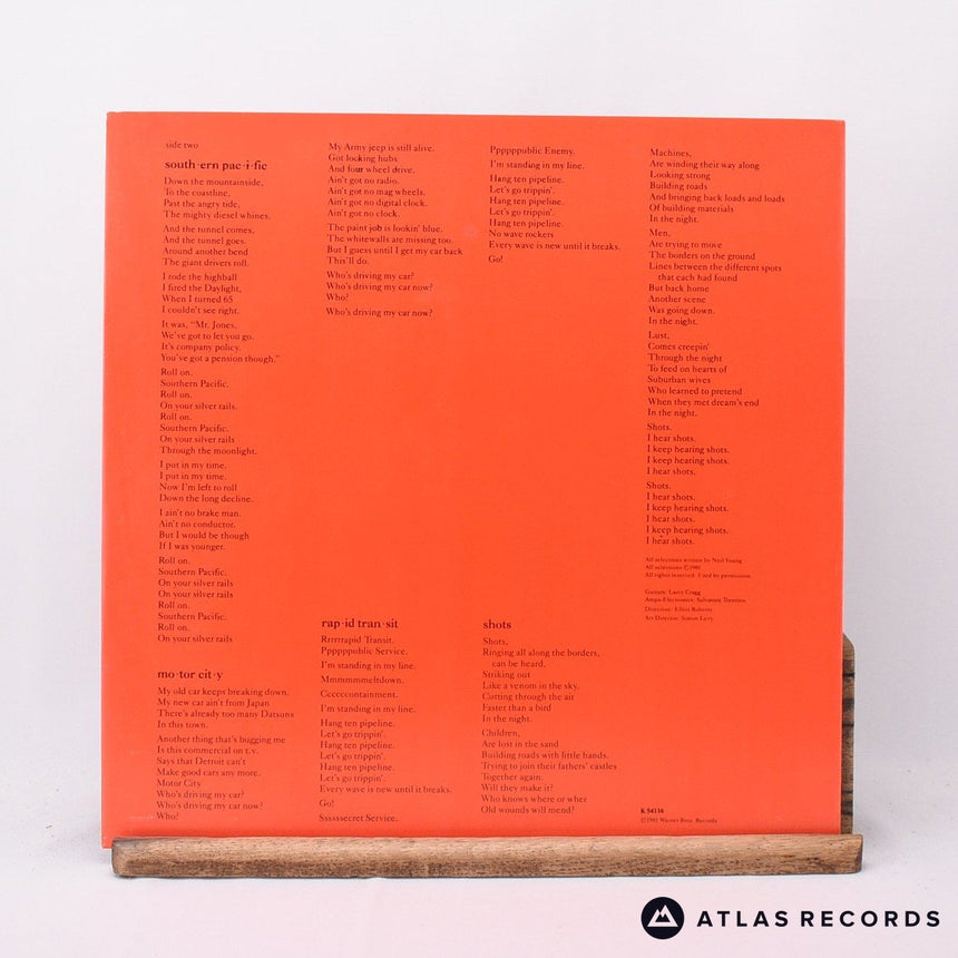 Neil Young - Reactor - Strawberry LP Vinyl Record - VG+/EX