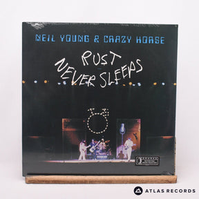 Neil Young Rust Never Sleeps LP Vinyl Record - Front Cover & Record