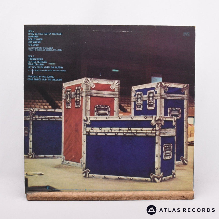Neil Young - Rust Never Sleeps - Lyric Sheet A2 B1 LP Vinyl Record - VG+/VG+