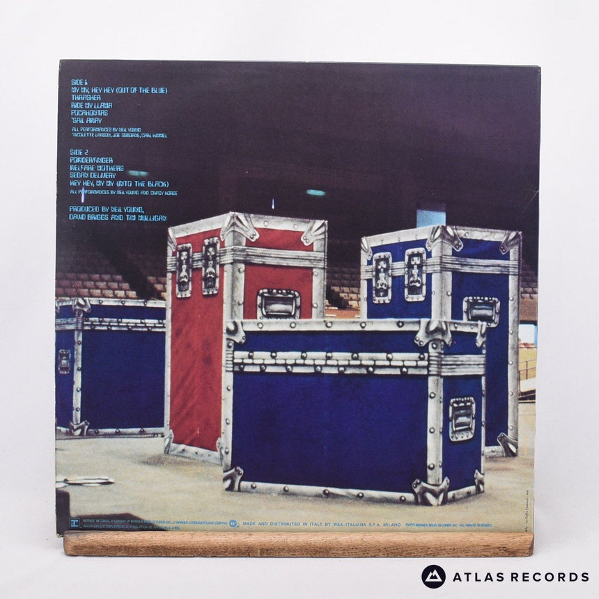 Neil Young - Rust Never Sleeps - Lyric Sheet LP Vinyl Record - VG+/EX