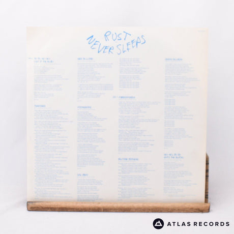 Neil Young - Rust Never Sleeps - Lyric Sheet A2 B1 LP Vinyl Record - VG+/VG+