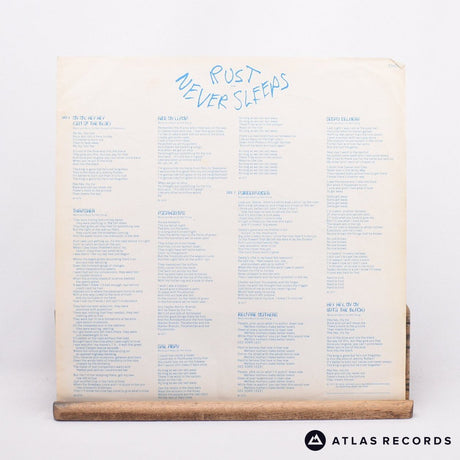 Neil Young - Rust Never Sleeps - Lyric Sheet A2 B1 LP Vinyl Record - VG+/VG+