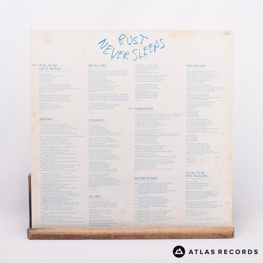 Neil Young - Rust Never Sleeps - Lyric Sheet Reissue LP Vinyl Record - VG+/EX