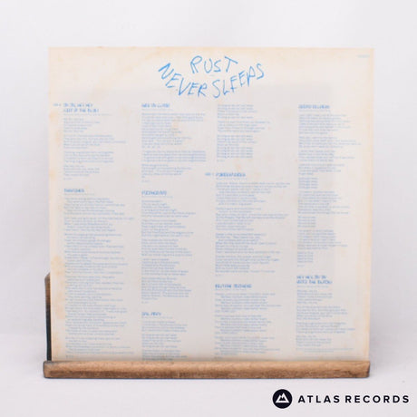 Neil Young - Rust Never Sleeps - Lyric Sheet LP Vinyl Record - VG+/VG+