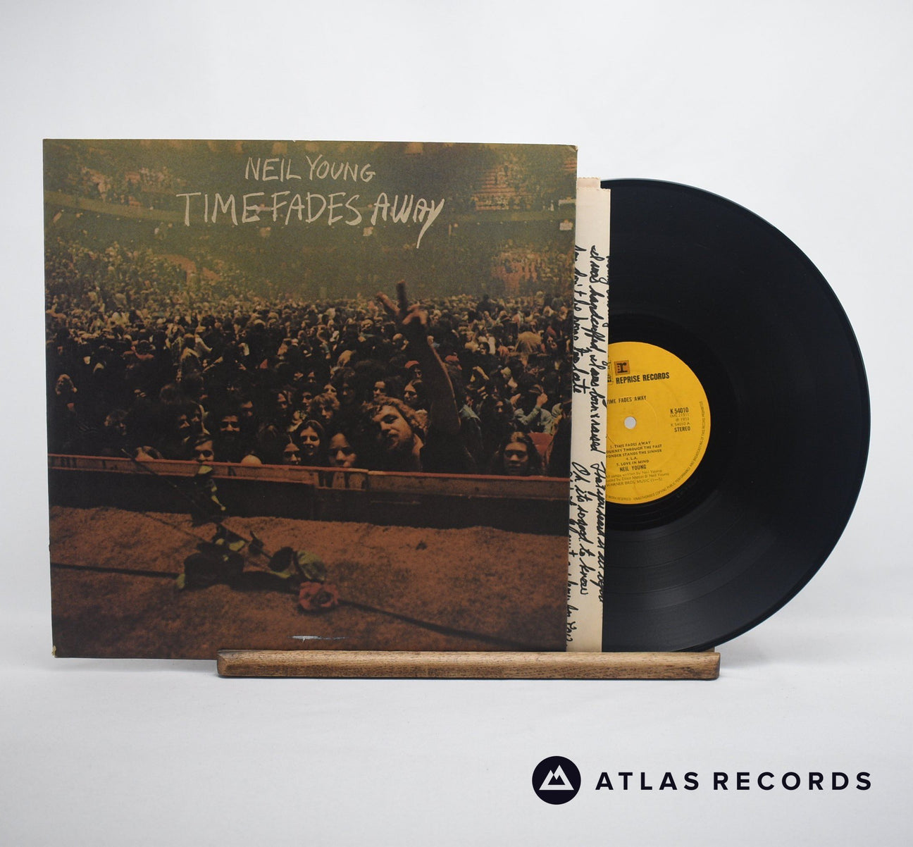 Neil Young Time Fades Away LP Vinyl Record - Front Cover & Record