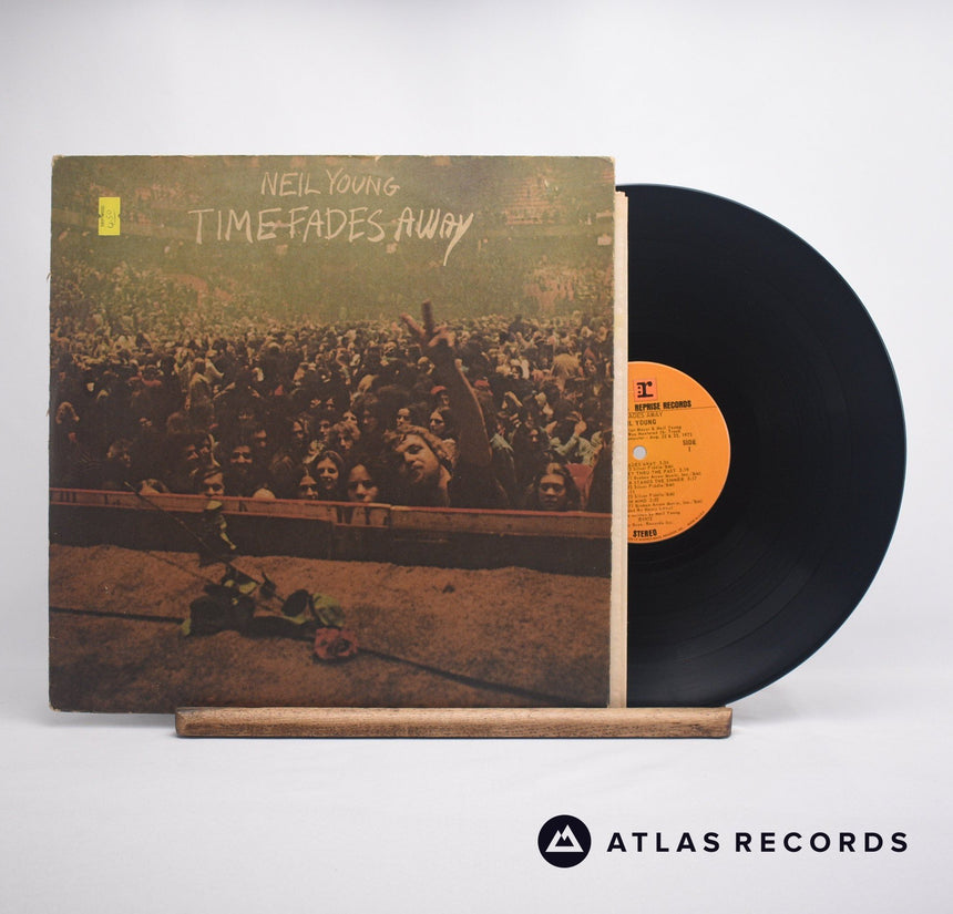 Neil Young Time Fades Away LP Vinyl Record - Front Cover & Record