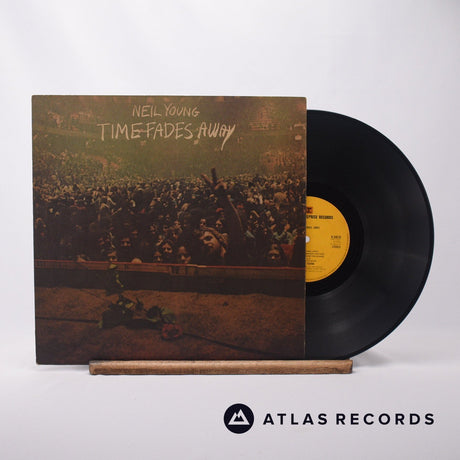 Neil Young Time Fades Away LP Vinyl Record - Front Cover & Record