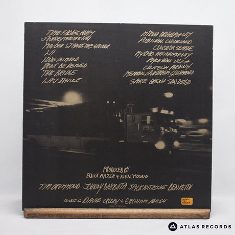 Neil Young - Time Fades Away - Lyric Sheet AUK3 B2 LP Vinyl Record - EX/EX