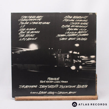 Neil Young - Time Fades Away - Reissue Strawberry Poster LP Vinyl Record - EX/EX