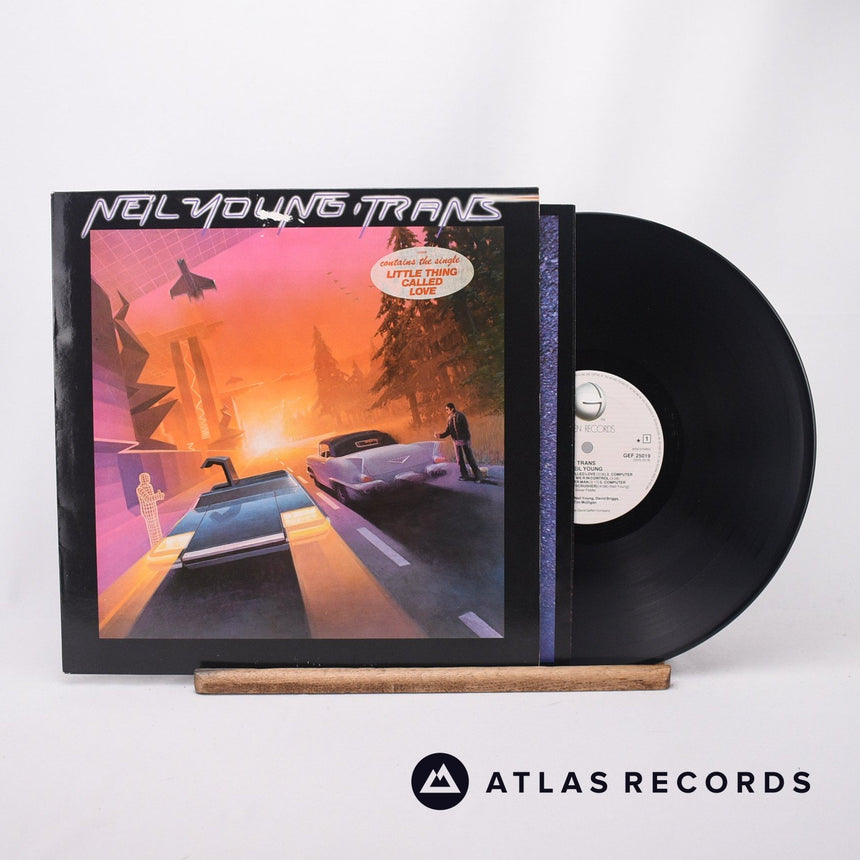 Neil Young Trans LP Vinyl Record - Front Cover & Record
